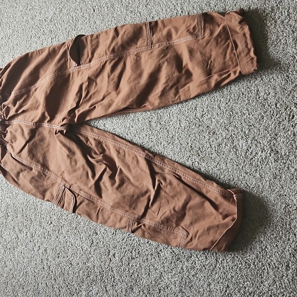 BDG Urban Outfitters Women Cargo Pants Relaxed Skate Jeans Cocoa Brown sz 30 - Picture 4 of 10